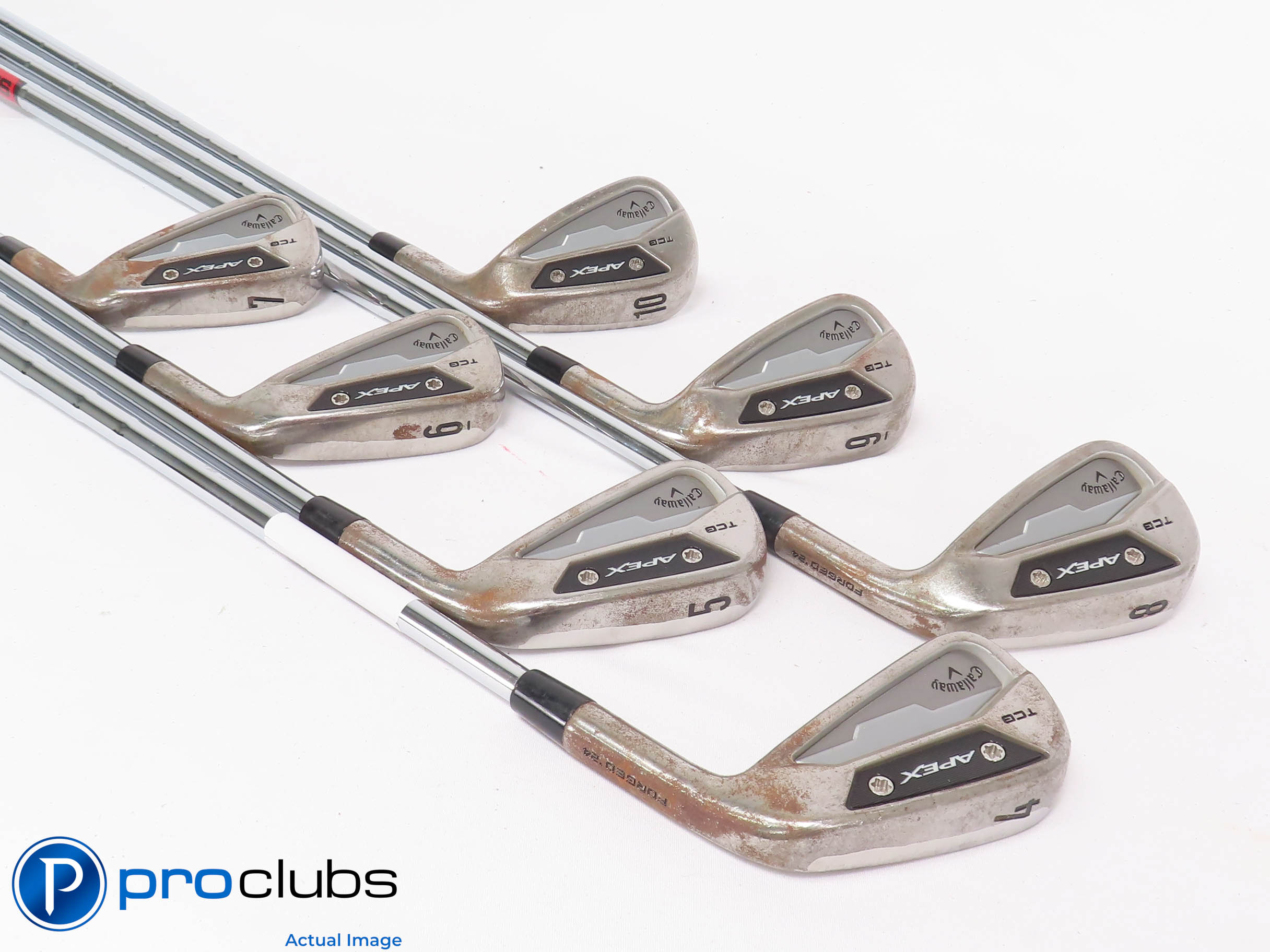 LIMITED EDTION Callaway '24 APEX TCB RAW 4-PW IRON SET -KBS Tour-V